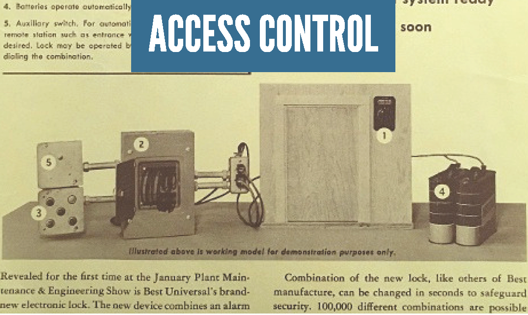 Access Control; A 65 year history
